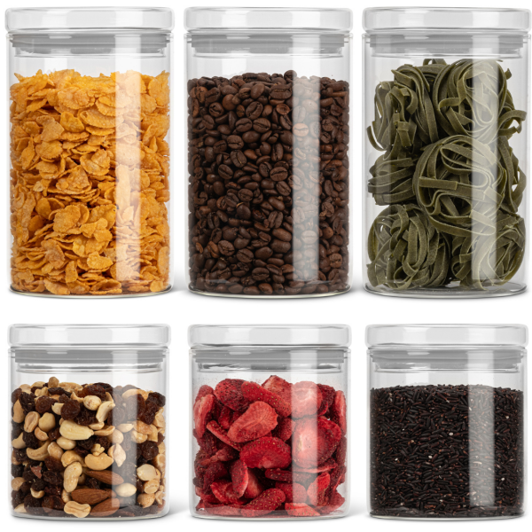 Szklane pojemniki do przechowywania żywności 6x Classbach C-VD 4031