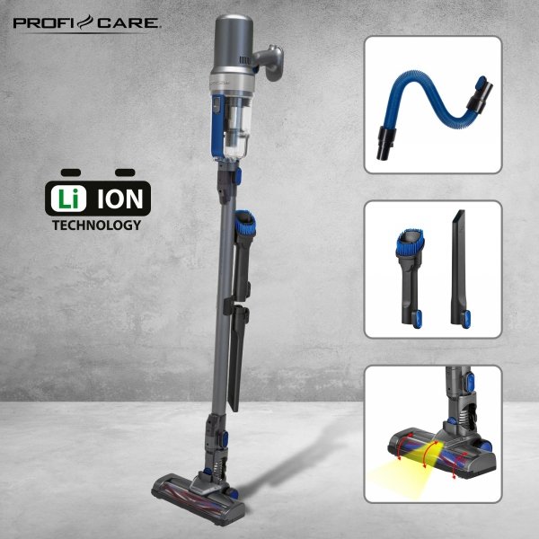 Bezprzewodowy odkurzacz pionowy ProfiCare PC-BS 3085 A
