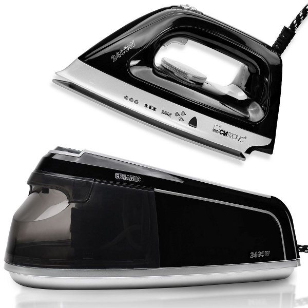 Żelazko ze stacją parową Clatronic DBS 3749 (czarna)