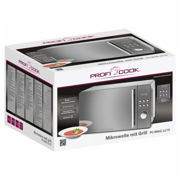 Kuchenka mikrofalowa z grillem ProfiCook PC-MWG 1175