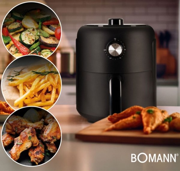 Air fryer frytkownica beztłuszczowa 2.5 litra Bomann FR 6076 H CB
