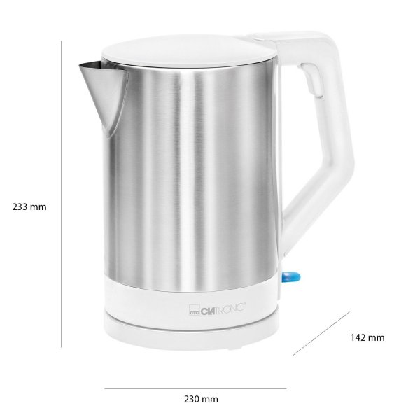 Czajnik elektryczny bezprzewodowy 1,5L Clatronic WKS 3692 (biały)