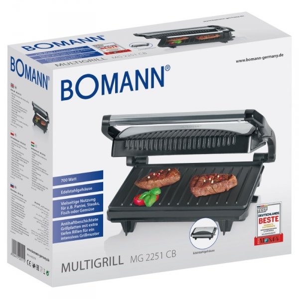 Grill wielofunkcyjny elektryczny Bomann MG 2251 C