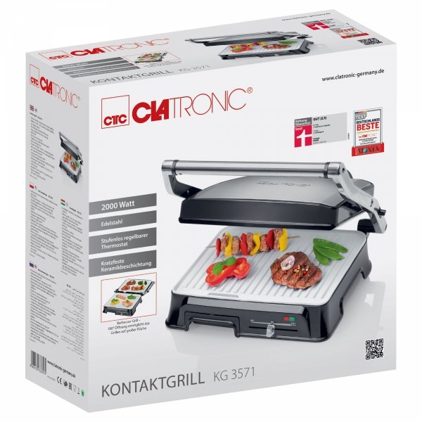 Grill elektryczny kontaktowy Clatronic KG 3571