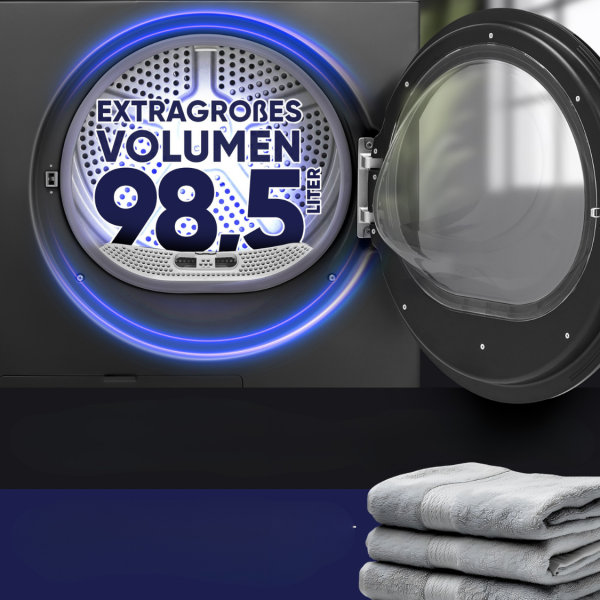 Suszarka bębnowa z pompą ciepła Bomann WPT 7154 (antracyt)