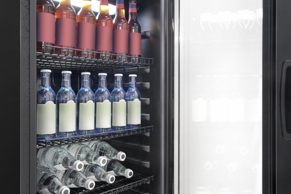 Chłodziarka witryna chłodnicza Bomann KSG 7292 (czarna)