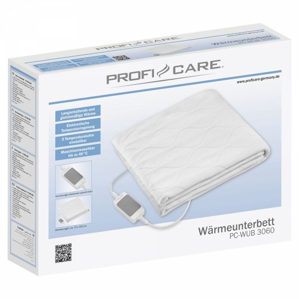 Kołdra, mata koc elektryczny ProfiCare PC-WUB 3060