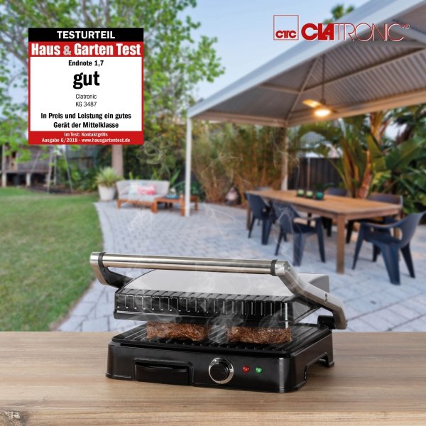 Grill elektryczny opiekacz składany Clatronic KG 3487