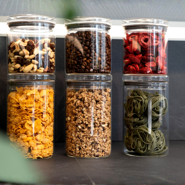 Szklane pojemniki do przechowywania żywności 6x Classbach C-VD 4031