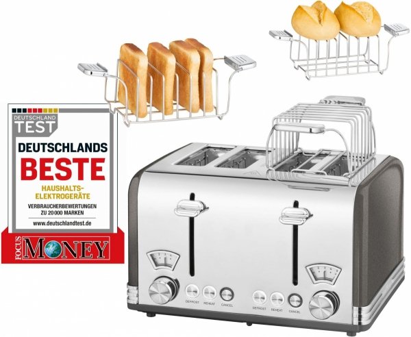Toster na 4 kromki ProfiCook PC-TA 1194 antracyt