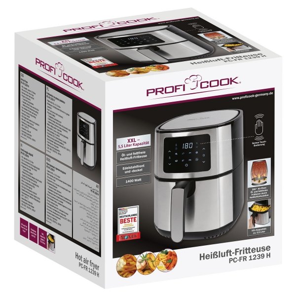 Frytkownica beztłuszczowa 5.5 litra ProfiCook PC-FR 1239 H