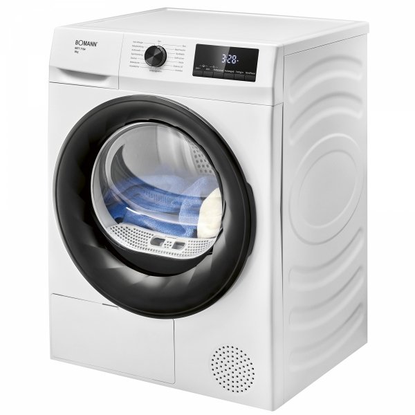 Suszarka bębnowa z pompą ciepła Bomann WPT 7154 (biała)