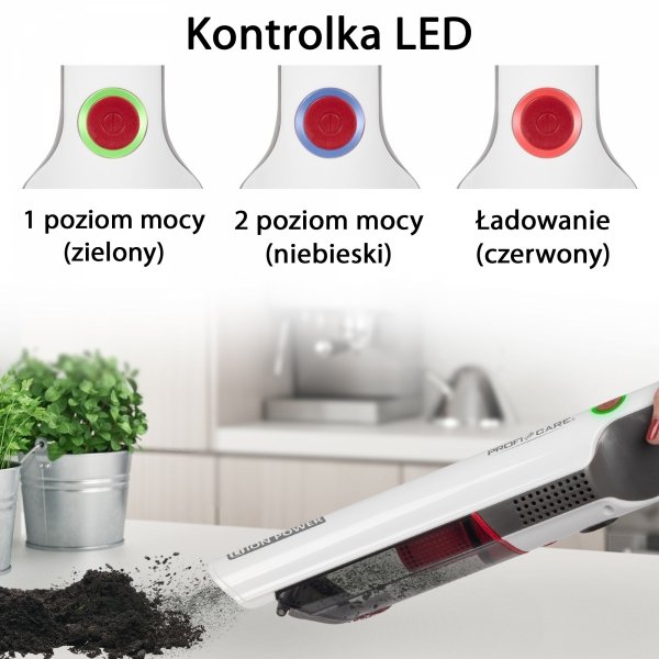 Ręczny odkurzacz akumulatorowy ProfiCare PC-AKS 3102