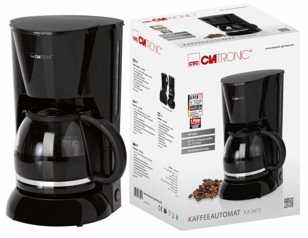 Ekspres przelewowy do kawy  Clatronic KA 3473 (czarna)