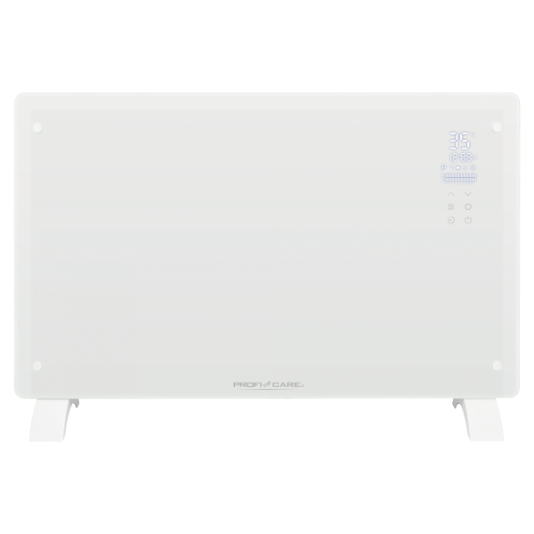 Szklany grzejnik konwektorowy ProfiCare PC-GKH 3119 (biały)