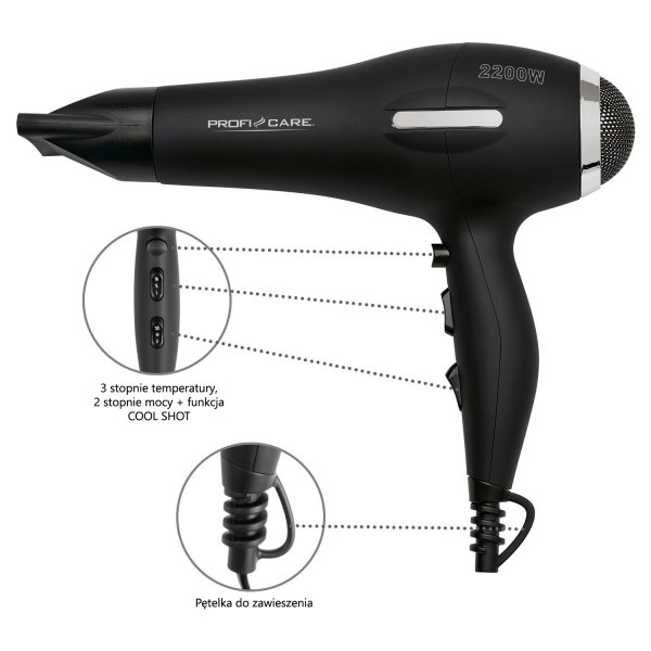 Suszarka do włosów Profi Care PC-HT 3017