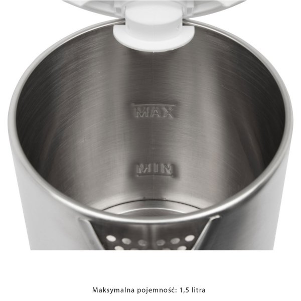 Czajnik elektryczny bezprzewodowy 1,5L Clatronic WKS 3692 (biały)