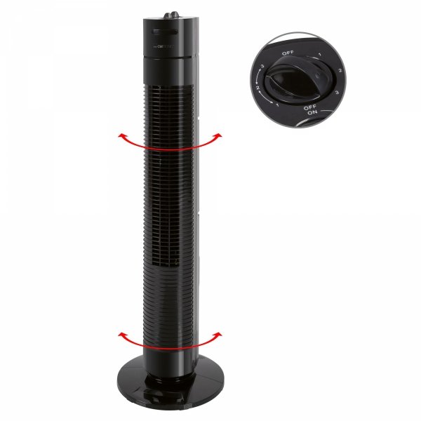 Wentylator kolumnowy Clatronic TVL 3770 (czarny) niedostępne w DE