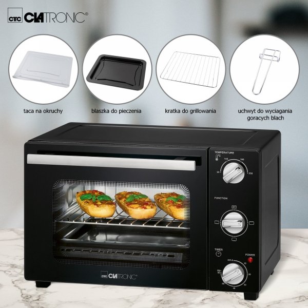 Mini piekarnik elektryczny Clatronic MBG 3726