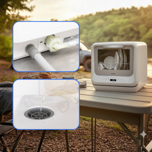 Kompaktowa zmywarka nablatowa Bomann TSG 5704