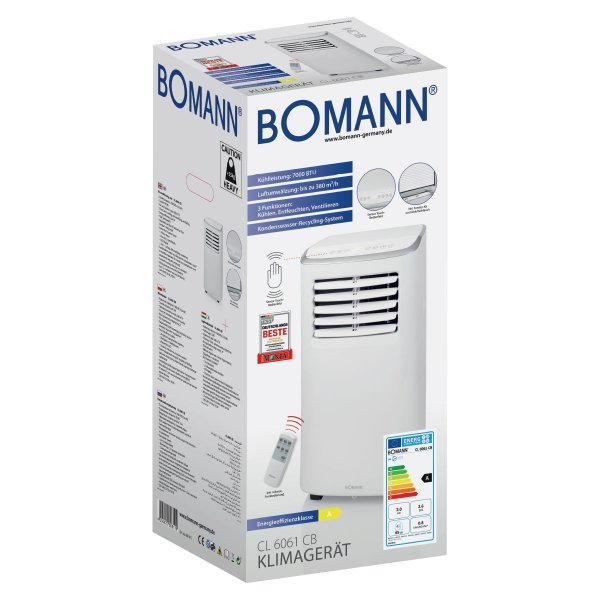 Klimatyzator przenośny, klimatyzacja 2.0 kW Bomann CL 6061 CB
