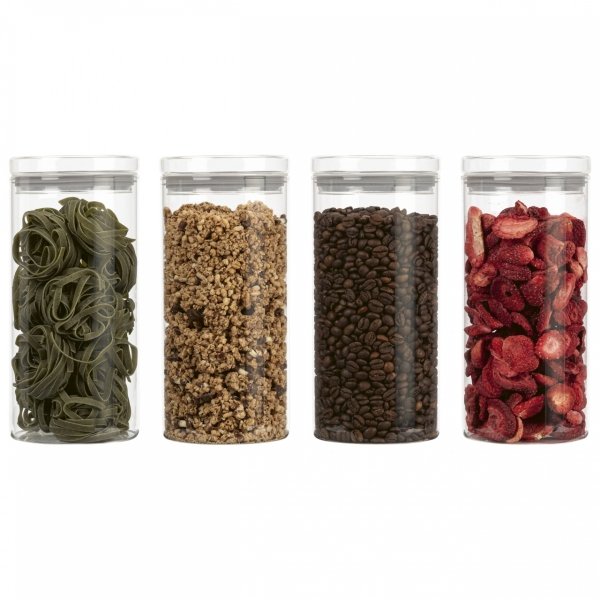 Szklane pojemniki do przechowywania żywności 4x Classbach C-VD 4028