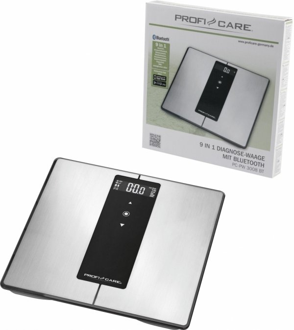 Waga diagnostyczna z Bluetooth 9w1 ProfiCare PC-PW 3008 BT
