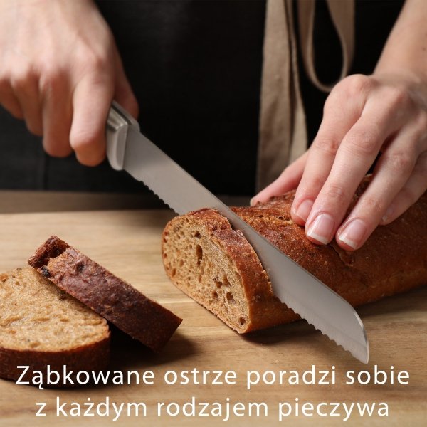 Zestaw noży kuchennych w bloku 7 elementów Classbach C-MBS 4018 (biały)