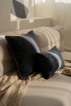 Dunkelblaues Dekokissen WOOL 45x45