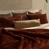 White Set of 5 Decorative Bedroom Pillows - Calm
