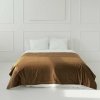 Beige Bedspread 220x140 Velvet
