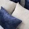 Bergen Navy Blue Decorative Cushion 50x30