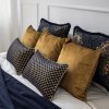 Navy-Gold Decorative Pillow Aurum 60x40