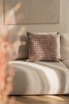 Teli Large Black-and-Gray Decorative Pillow 50x50