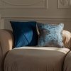 Blue-Beige Decorative Pillow Gold 40x40