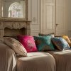Pink Decorative Pillow Gold 40x40