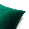 Velvet ciemno zielona poduszka dekoracyjna 50x30