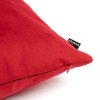Pram Czerwona welurowa poduszka dekoracyjna 45x45 cm