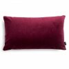 Velvet bordowa poduszka dekoracyjna 50x30