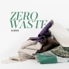 Turkusowa poduszka dekoracyjna 50x30 ZERO WASTE ZW072