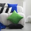 Cord czarna poduszka dekoracyjna 50x30