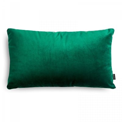 Velvet Tmavě Zelený Dekorační Polštář 50x30