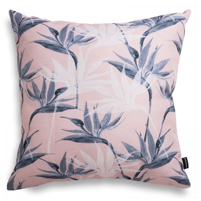 Pink Strelitzia Garden Pillow 45x45