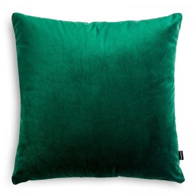 Velvet ciemno zielona poduszka dekoracyjna 45x45 