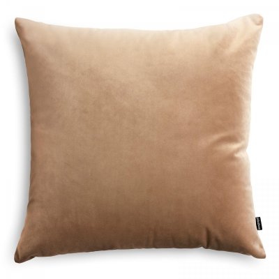 Velvet beżowa poduszka dekoracyjna 45x45