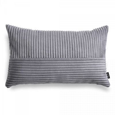Cord Slim szara poduszka dekoracyjna 50X30
