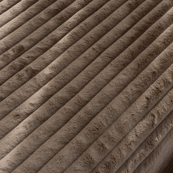 Přehoz na postel v barvě taupe, 220x140 cm, Bunny.