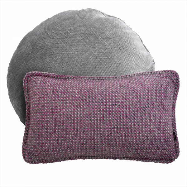 Grau-Violettes Dekokissen-Set Rolo