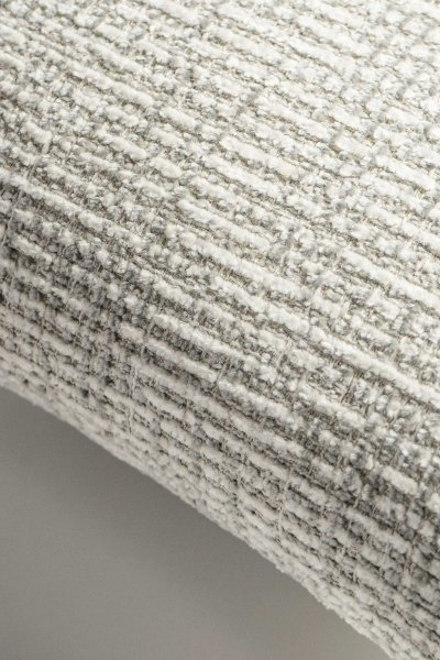 Teli Large White Decorative Pillow 50x50