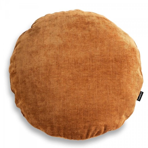 Rolo Round Rust Decorative Pillow 45